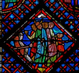Moses closes the passage through the sea