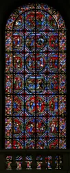 Window depicting scenes from the life of St Peter
