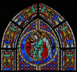 Window depicting an angel