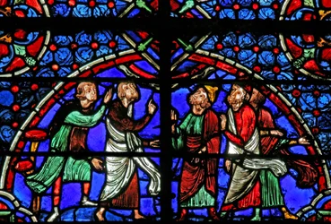 Window depicting the Marriage at Cana