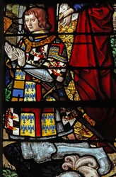 Window depicting a donor - Francois de Montmorency