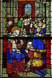 Window depicting the Adoration of the Magi
