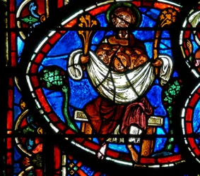 Window depicting the Bosom of Abraham
