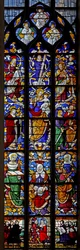 Window depicting the tree of St Anne