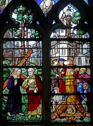 St Peter Meets Christ Outside Rome: Quo Vadis?; The Crucifixion of St Peter