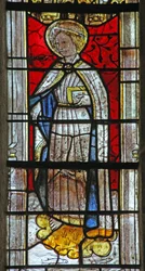 Window w6 depicting St Psalmet