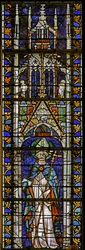 Window depicting St Maurice