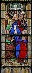 Window w8 depicting Pentecost