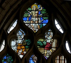 Window depicting St Sebastian