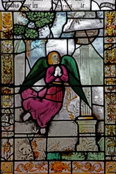 Window depicting an angel