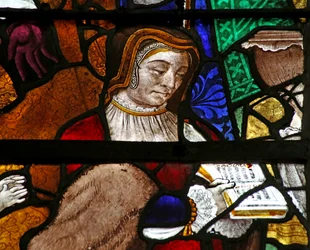 Window depicting a Donor