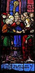 Window depicting Scenes from the Lives of St Crepin and St Crepinien