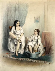 Women at their Toilet