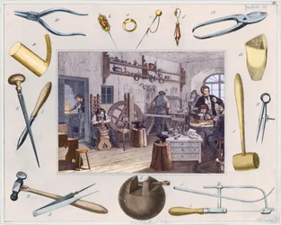 Workshop and Main Tools of Jewellery