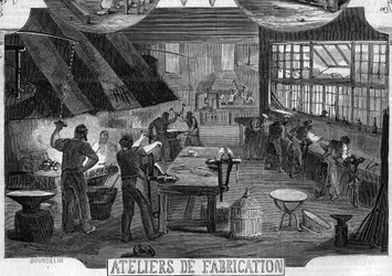 Workshop for the Manufacture of Locks by Messrs. Desforges and Busisson