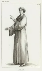12th Century, Abelard (engraving)