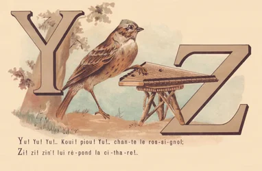 YZ: Yu! Yu! Yu! Koui! piou! Yu! Sing the Nightingale Zi! Zi! Zi! The cithar answers him!