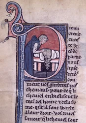 Delousing Session, from a medical treatise