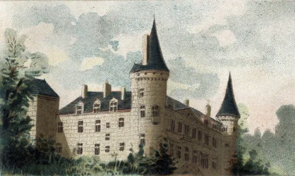 View of the Castle of Bazoches (Nievre)