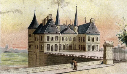 View of the Castle of Randan (Puy de Dome)