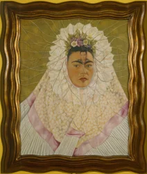 Self-Portrait as Tehuana or Diego in My Thoughts