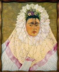 Self-portrait as Tehuana or Diego in My Thoughts