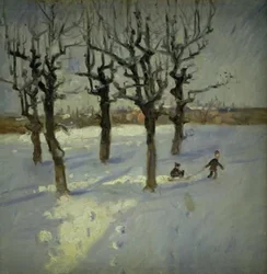 Winter Scene in a Suburb of Copenhagen