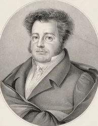 Portrait of the composer Heinrich Marschner
