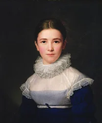 Portrait of Lina Groger, the Foster Daughter of the Artist