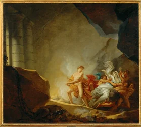 Orpheus and Euridice in the Underworld