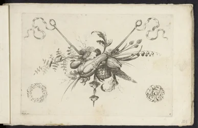 Festoon with Flowers, Leaves and Fruits
