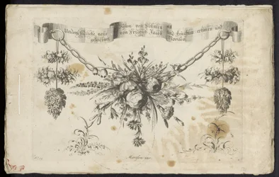 Various New Festoon of Flowers and Fruits