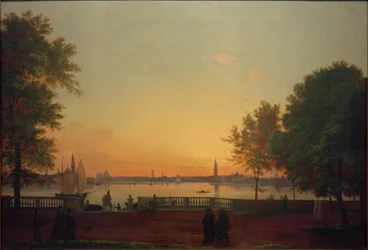 View of Venice from the Giardini Pubblici
