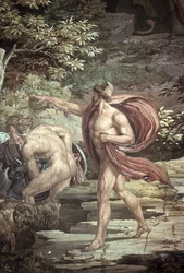 Escape from the Cave of the Blinded Polyphemus, Scenes from the Odyssey