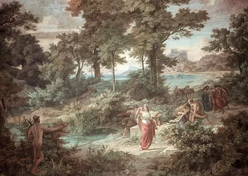 Odysseus and Nausicaa, Scenes from the Odyssey