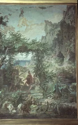 Odysseus at the Swineherd Eumaeus, Scenes from the Odyssey