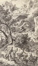 Odysseus Passing the Cave of Polyphemos