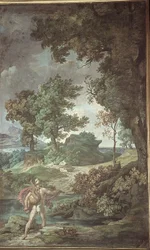Returning Odysseus from the hunt, Scenes from the Odyssey