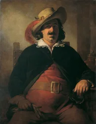 The Landscape Painter Ignaz Raffalt as Falstaff