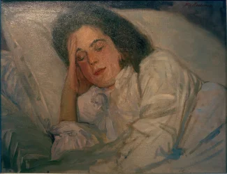 Portrait of Sleeping Alexandra