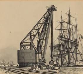 Krahn im Freihafen
