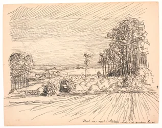The hay was raised in stacks down in the green meadows