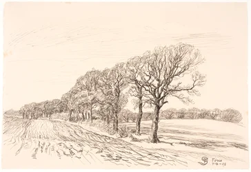 Landscape with Oak Trees. Fons