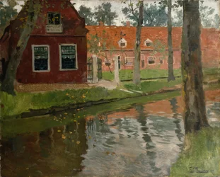 From Vollendam, Red House, Water