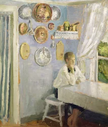 Harald at the Breakfast Table, c.1900