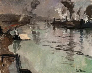 Smokestacks Along the River