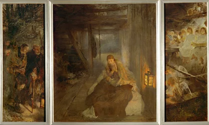 Holy Night. Triptych, Left