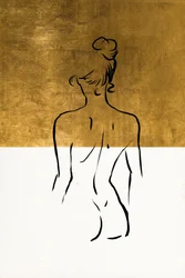 Golden Nude Sketch