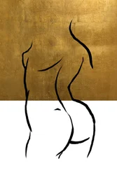 Minimalist Gold Nude