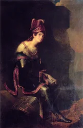 Portrait of Princess Zinaida Alexandrovna Volkonskaya in the Habit of Tancred